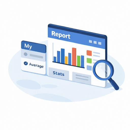 練習レポートを確認する画面